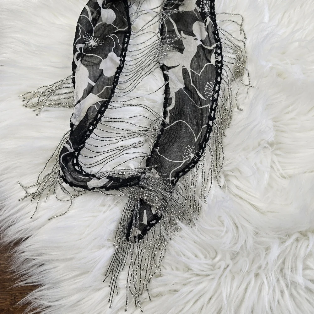 Beaded Boho Gypsy Hippie Festival Scarf Belt